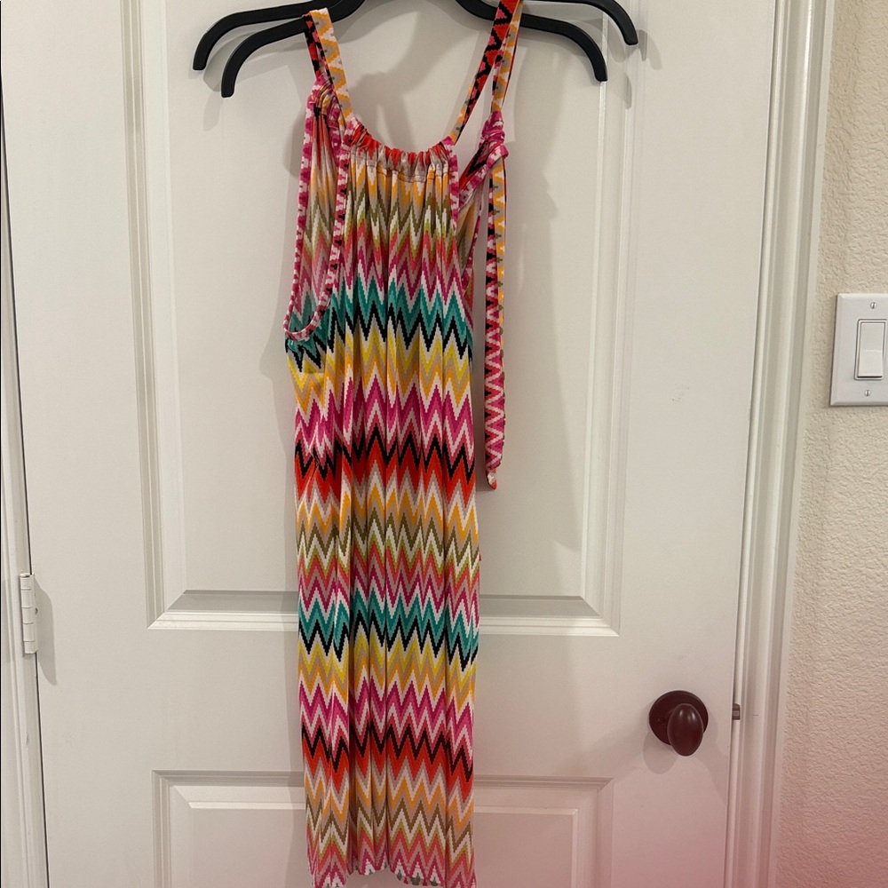 Trina Turk Multicolor Zigzag Mini Dress